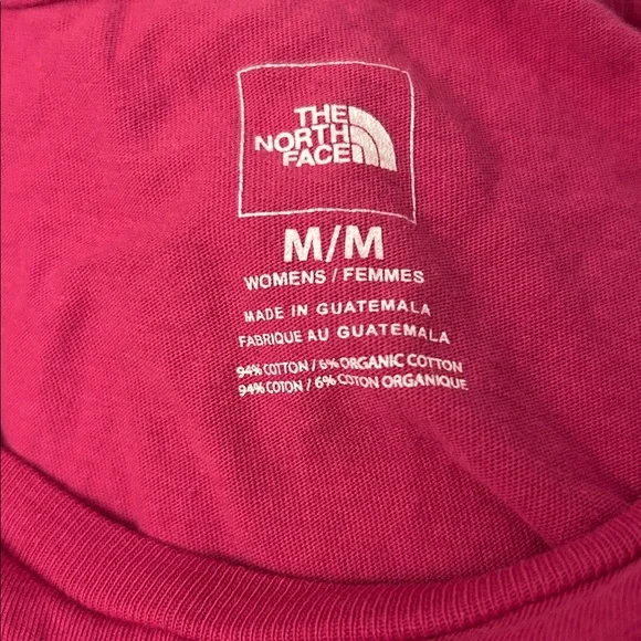 The North Face Pink Short Sleeve T-Shirt w/ Floral Side Design, Size Medium - Picture 8 of 9